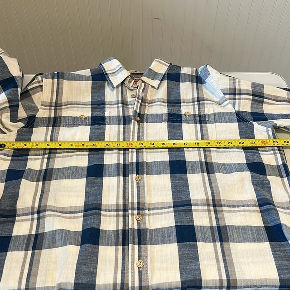 Wrangler Indigo Men's bundle of 3 XL/TG button down  100% cotton plaid - Picture 6 of 16